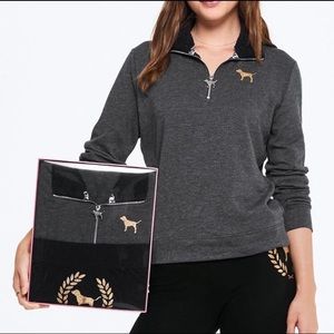 VS Pink perfect full zip & legging set